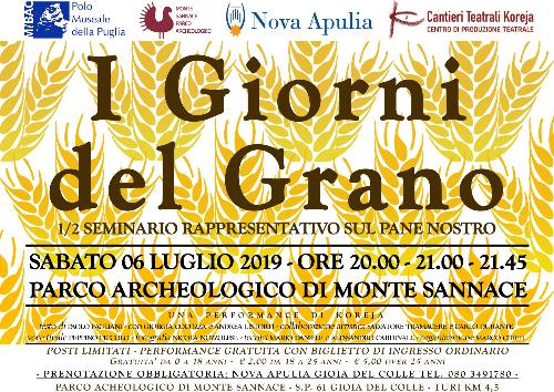 I Giorni del Grano – Performance teatrale di Cantieri Teatrali Koreja